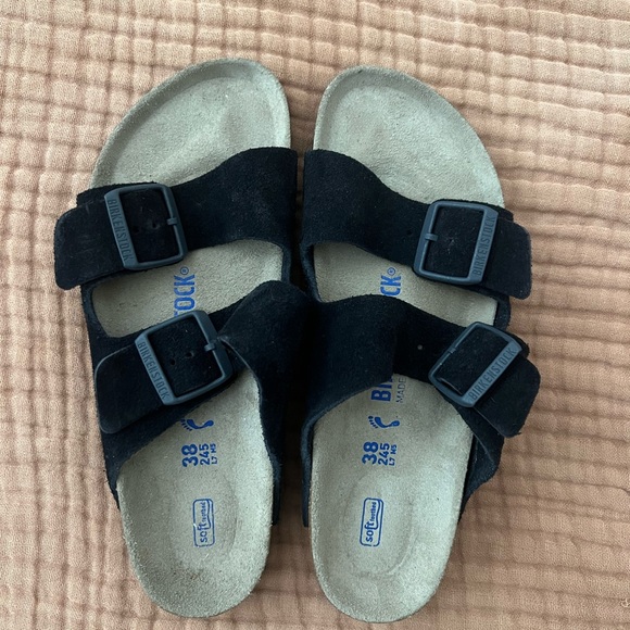 Birkenstock Arizona Suede Sandals - Picture 2 of 5